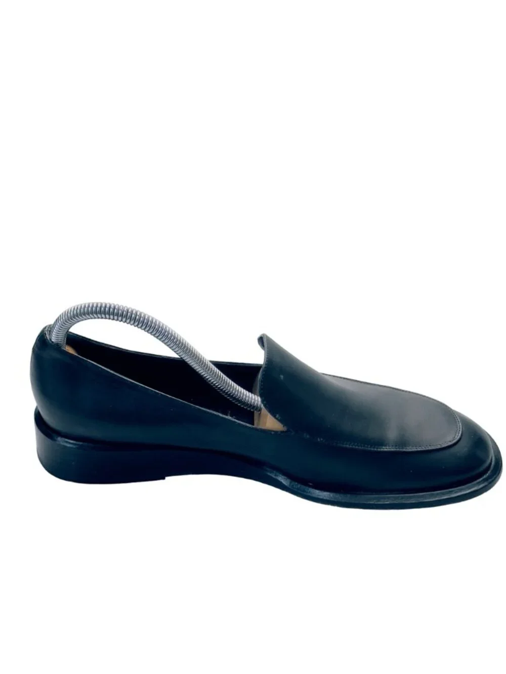 HAROLD POWELL Women’s Shoes Black Leather Loafer Size 8.5B left foot 9B Right